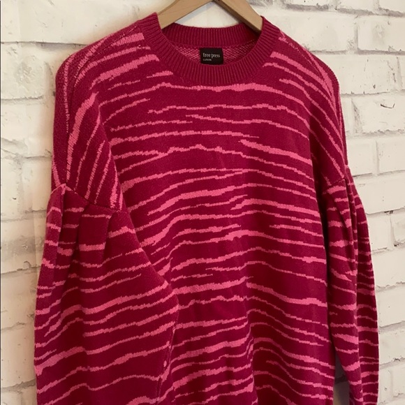 NWT Free Press zebra striped sweater - Picture 3 of 7